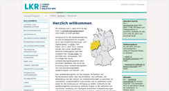 Desktop Screenshot of krebsregister-nrw.de